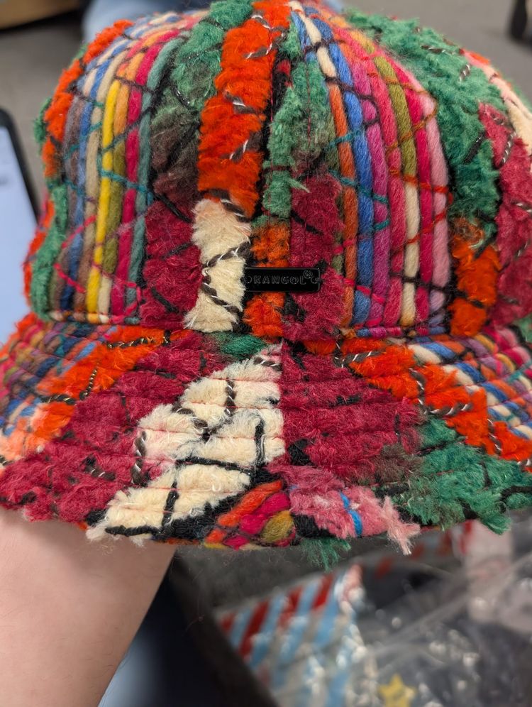 Kangol Wooly Squiggle Textured Bucket Hat